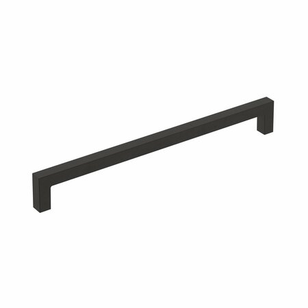 AMEROCK Monument 8-13/16 in 224 mm Center-to-Center Matte Black Cabinet Pull BP36909FB